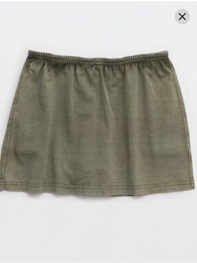 NWT Women’s Olive Green Casual Mini Skirt